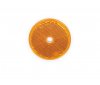 Odrazka oranžová, průměr 60 mm s dírou                                                                                                                                                                                                                         