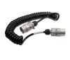 Propojovací kabel spirálový 2 x 7pin, AL koncovky, 601040 JAEGER                                                                                                                                                                                               